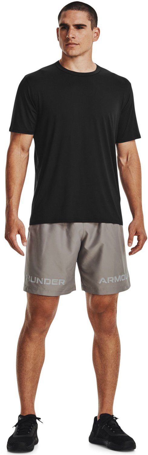 Under Armour Men's Woven Graphic Wordmark Shorts 8 in - view number 3