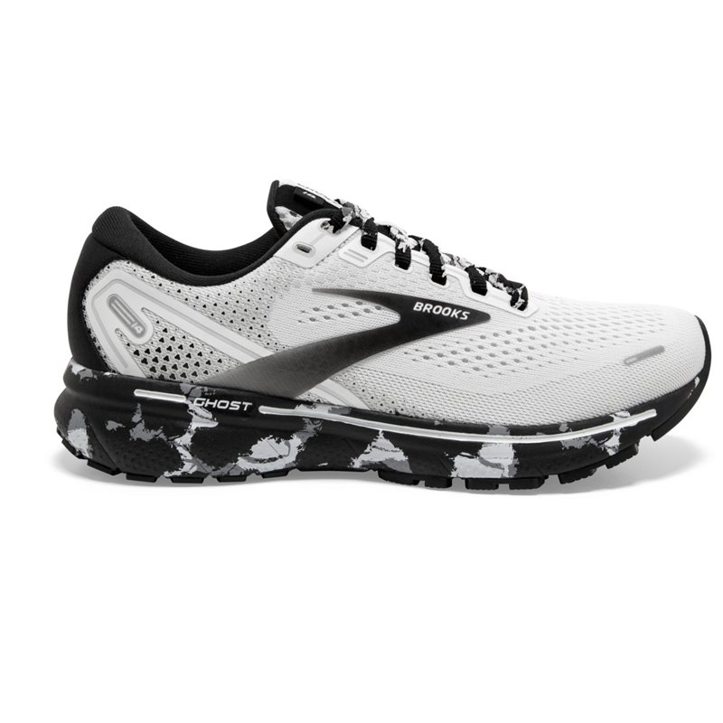 Brooks Women’s Ghost 14 Shoes White/Black, 12 - Women's Running at Academy Sports product image