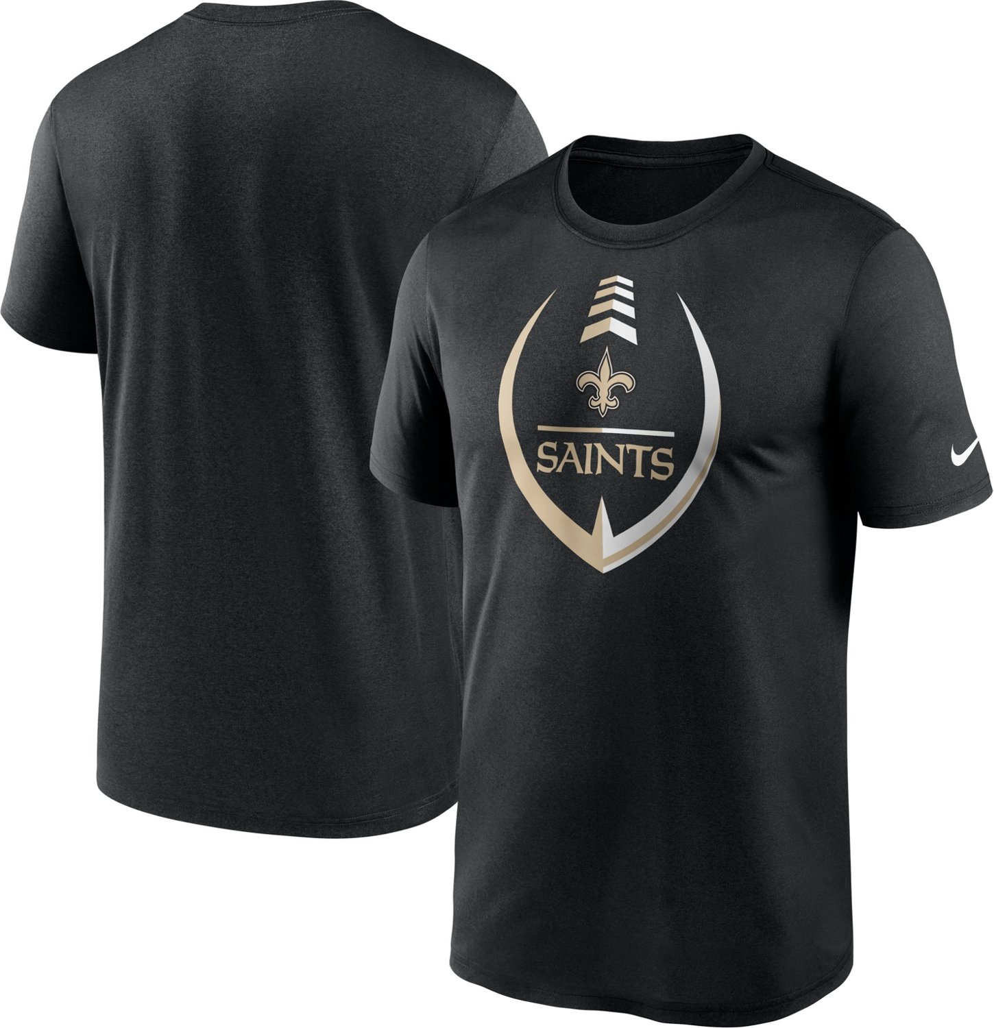 Nike Men's New Orleans Saints Icon Legend T-shirt                                                                                - view number 3
