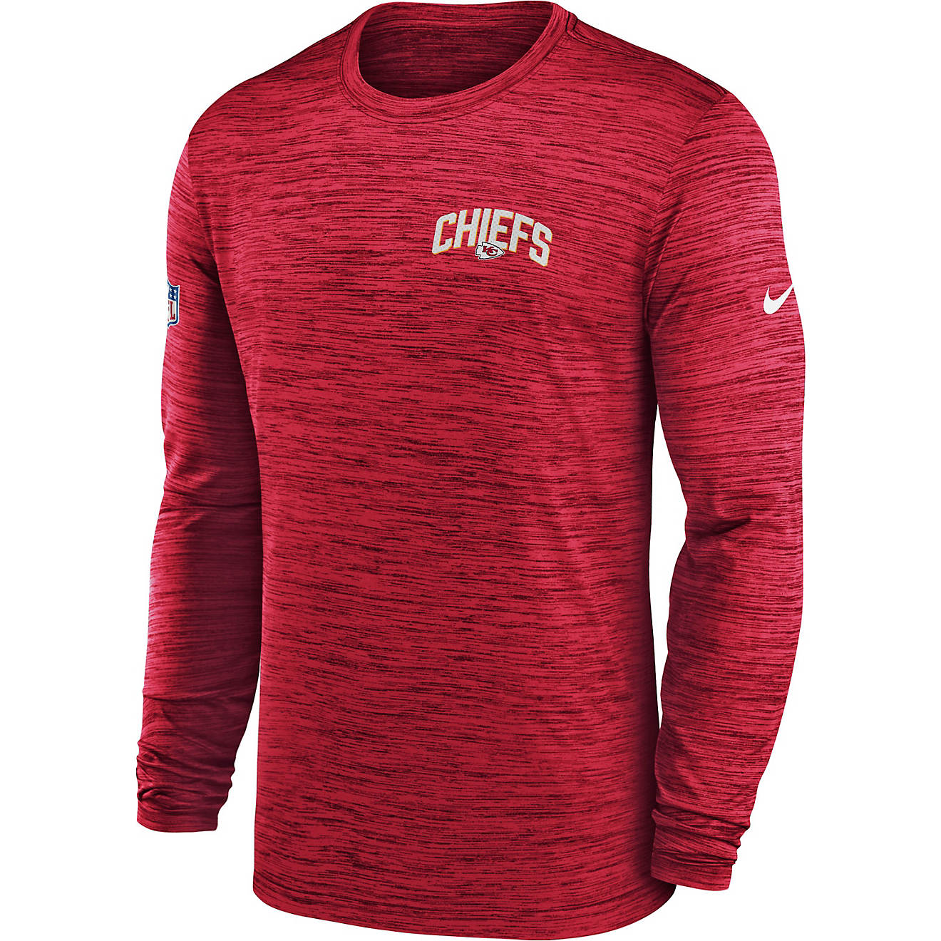 Nike Men's Kansas City Chiefs Dri-FIT Team Velocity Long Sleeve T-shirt ...