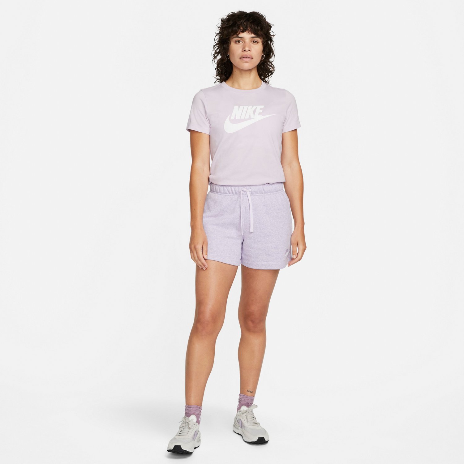 T-shirt sportswear essential icon futura rose femme - Nike