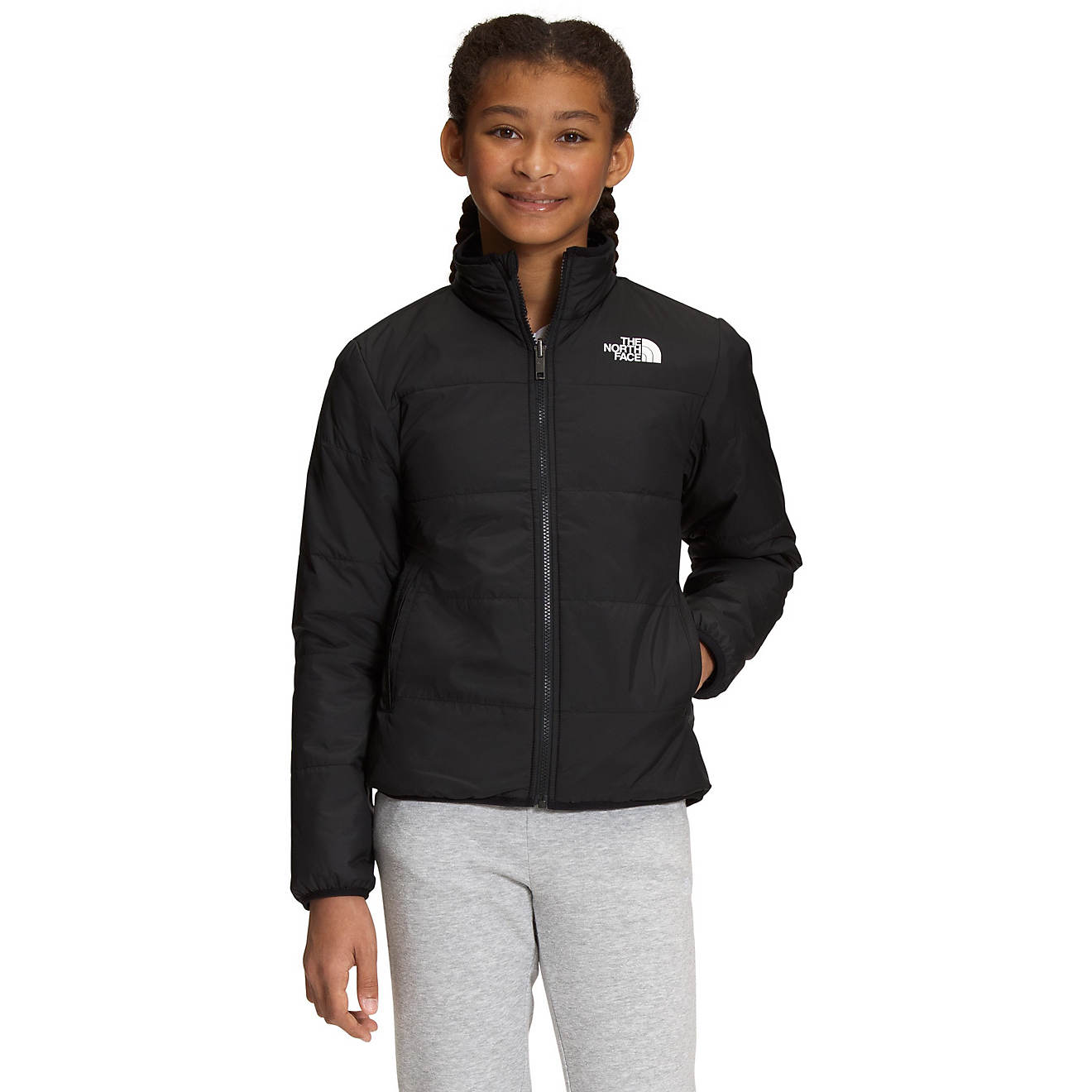 The North Face Girls' Reversible Mossbud Jacket                                                                                  - view number 1