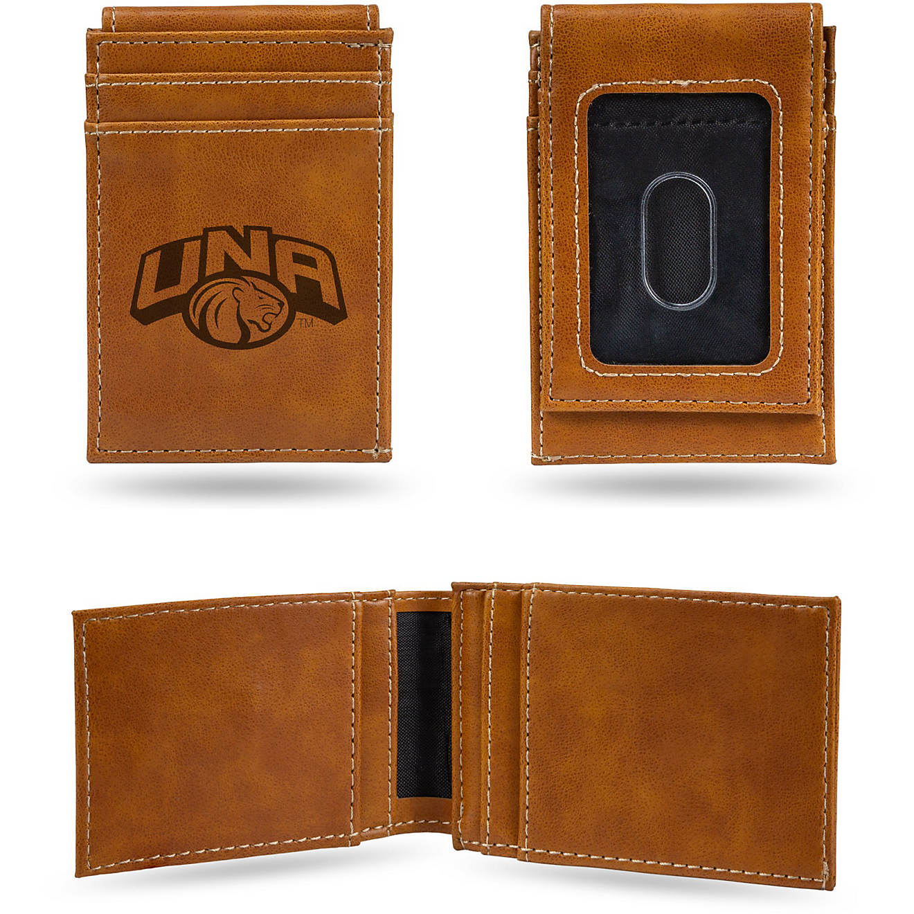Rico University of North Alabama Laser-Engraved Front Pocket Wallet                                                              - view number 1