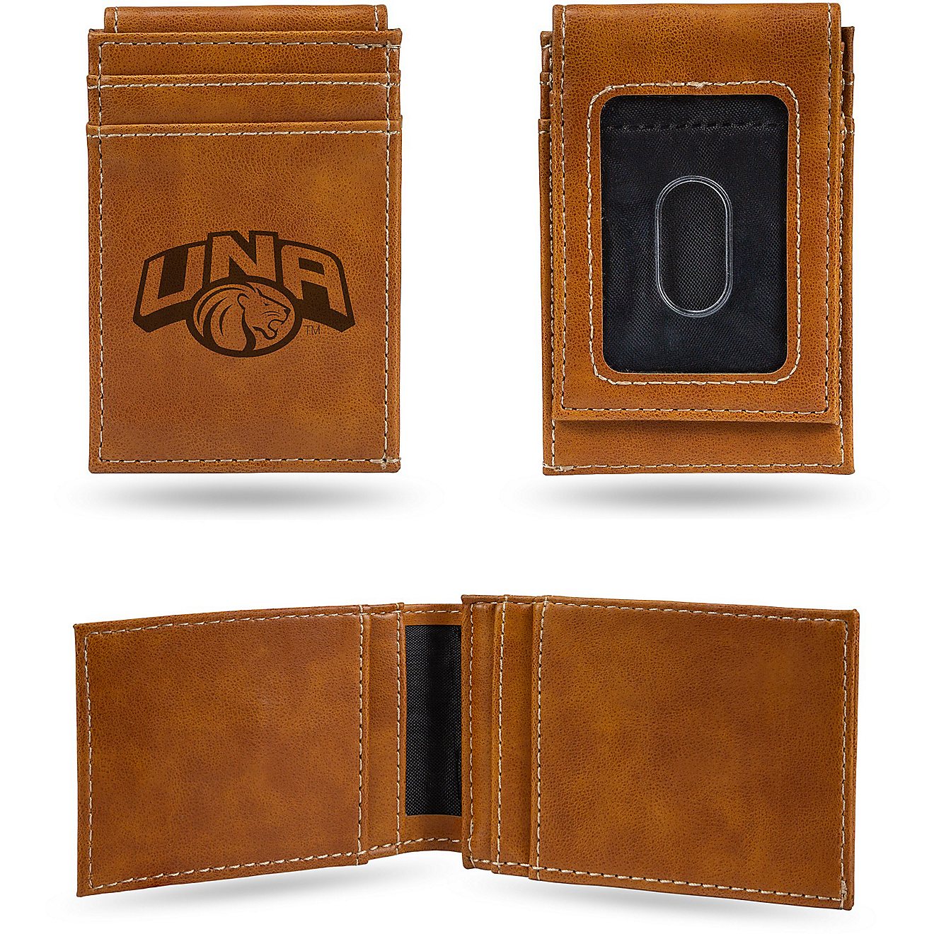 Rico University of North Alabama Laser-Engraved Front Pocket Wallet                                                              - view number 1
