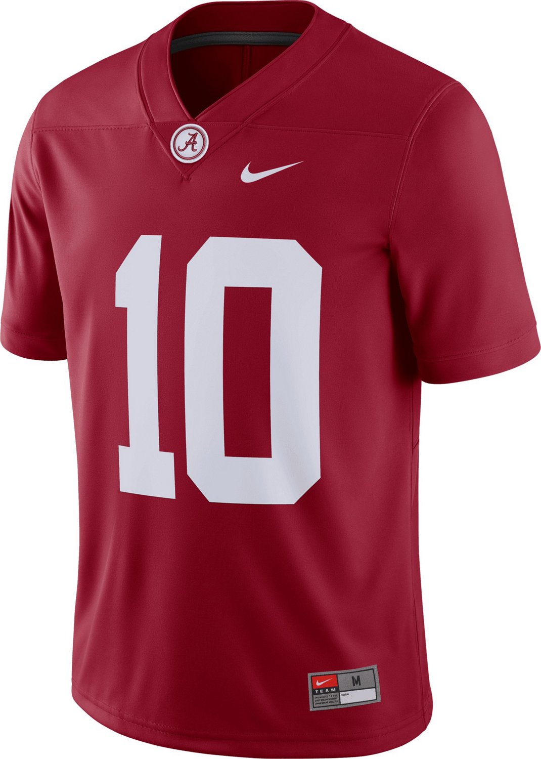 Nike Men's University of Alabama Mac Jones 10 Replica Game Jersey Academy