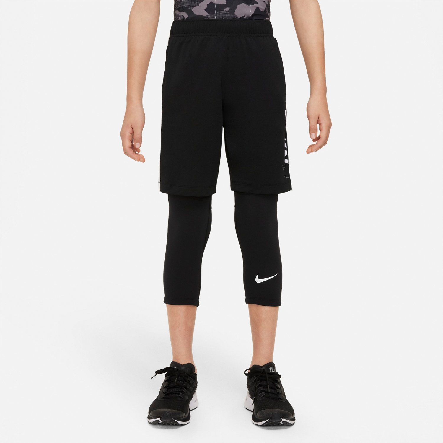 Nike NP 3/4 Basketball Tights Gray