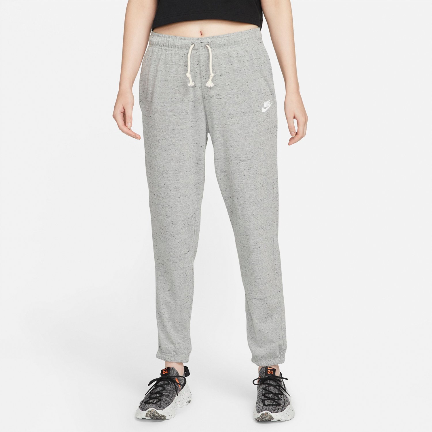 Nike Sportswear GYM VINTAGE EASY PANT - Tracksuit bottoms - black