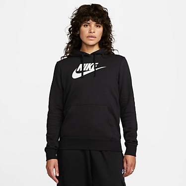Nike Women's Club Fleece Graphic Pullover Hoodie                                                                                