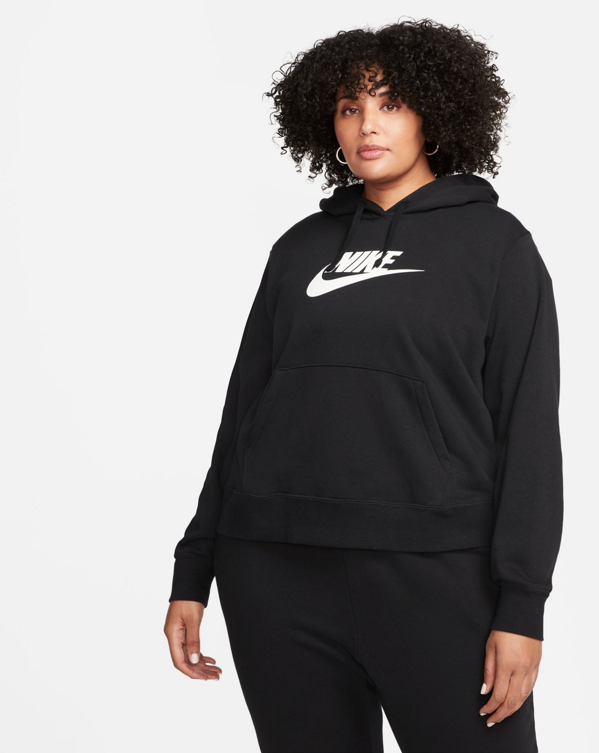 Nike Women's Club Fleece Graphic Pullover Plus Size Hoodie | Academy