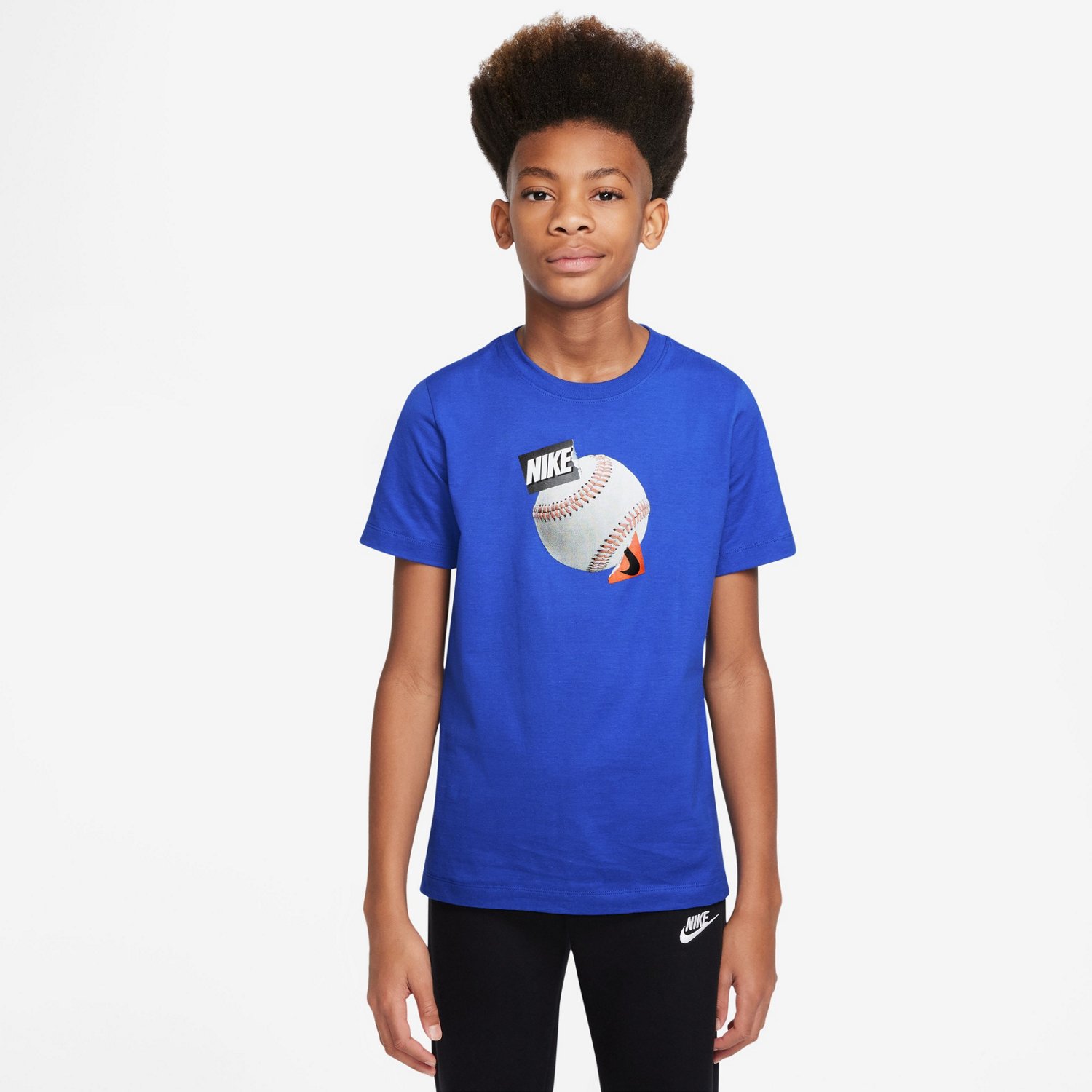 Nike Boys' Sportswear Baseball Tshirt Academy