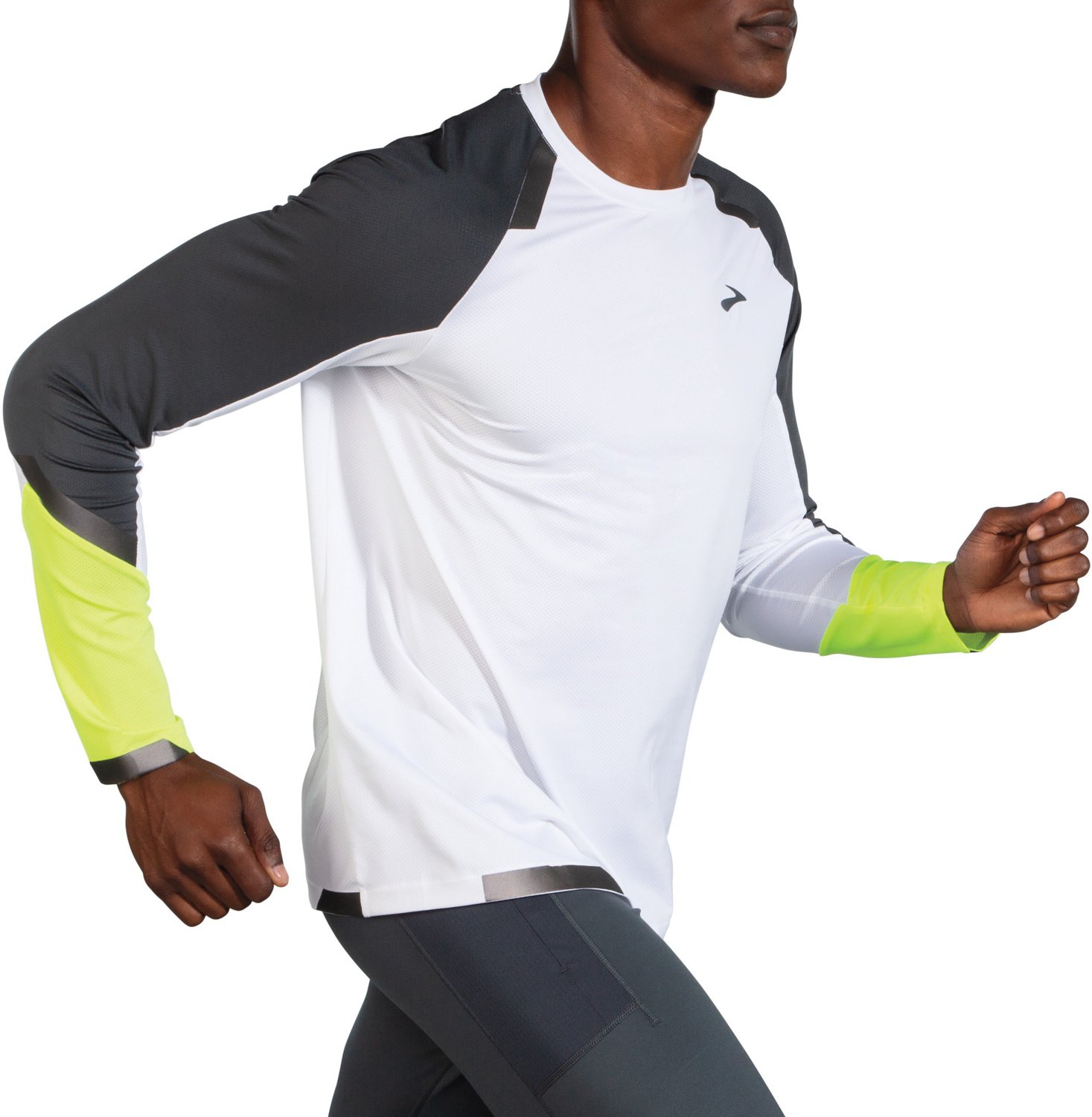Brooks Men's Run Visible Graphic Long Sleeve T-shirt - view number 3
