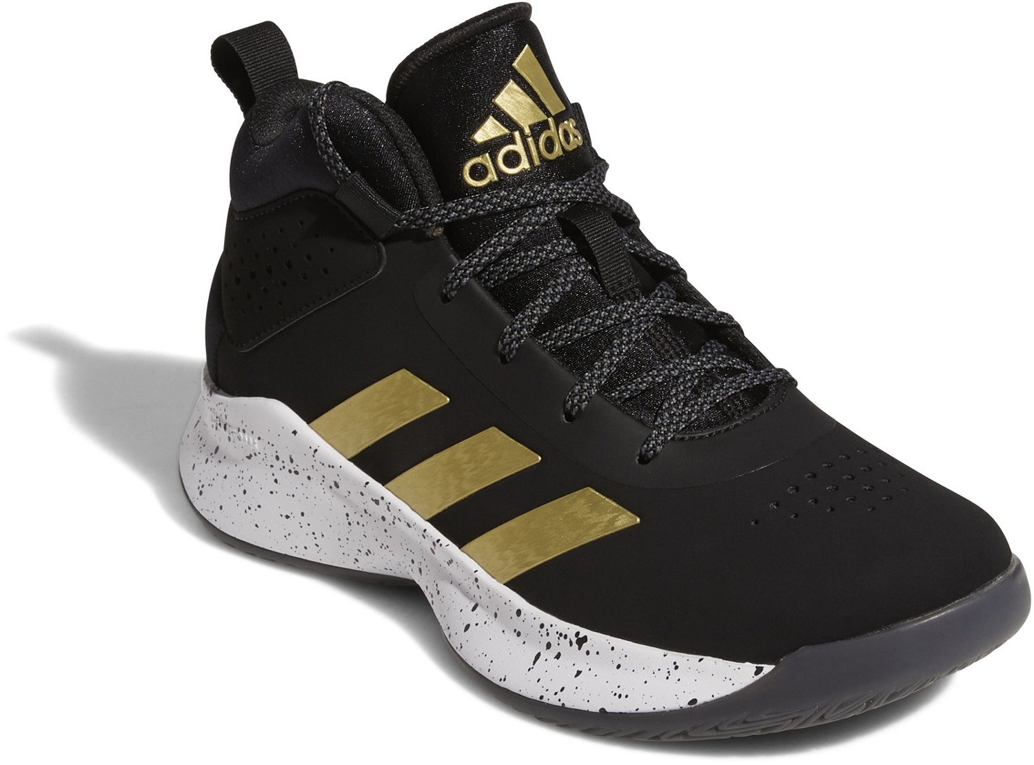 adidas Boys' Cross Em Up 5 Wide Basketball Shoes Academy