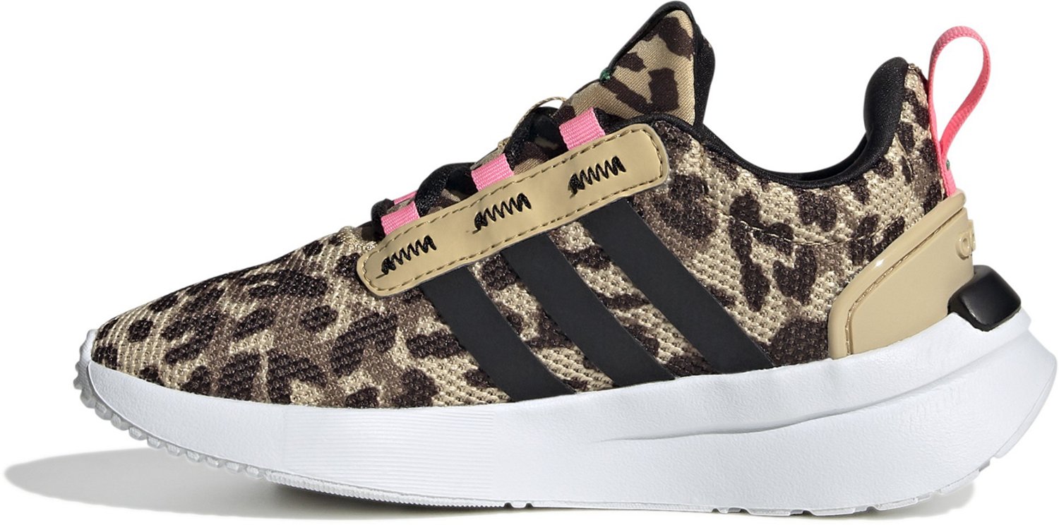 Adidas leopard store print tennis shoes