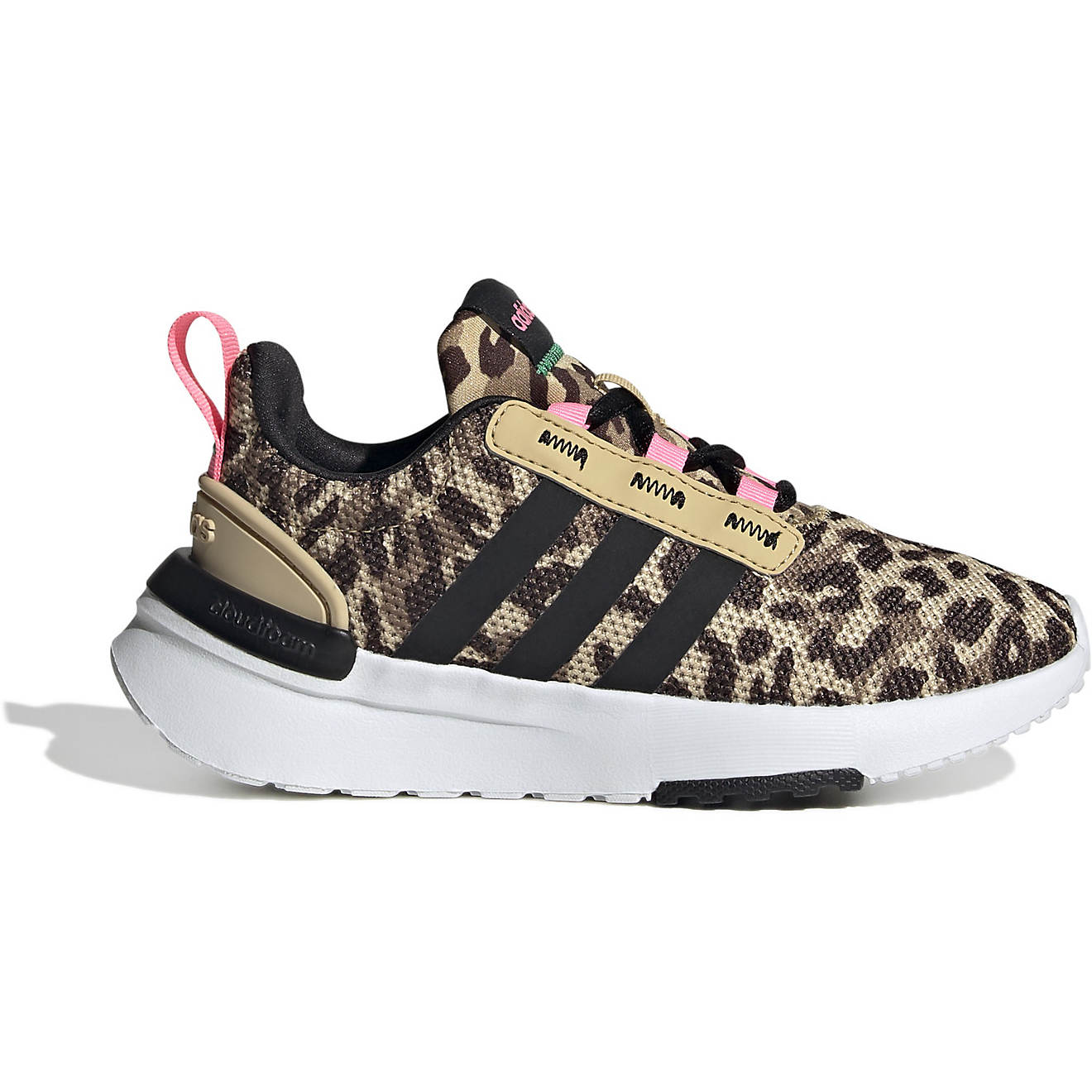 adidas Girls' Racer TR21 Leopard II Running Shoes                                                                                - view number 1