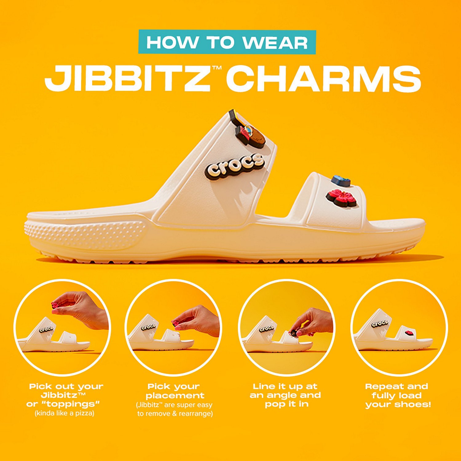 Crocs Jibbitz Get Swole Charms 5-Pack