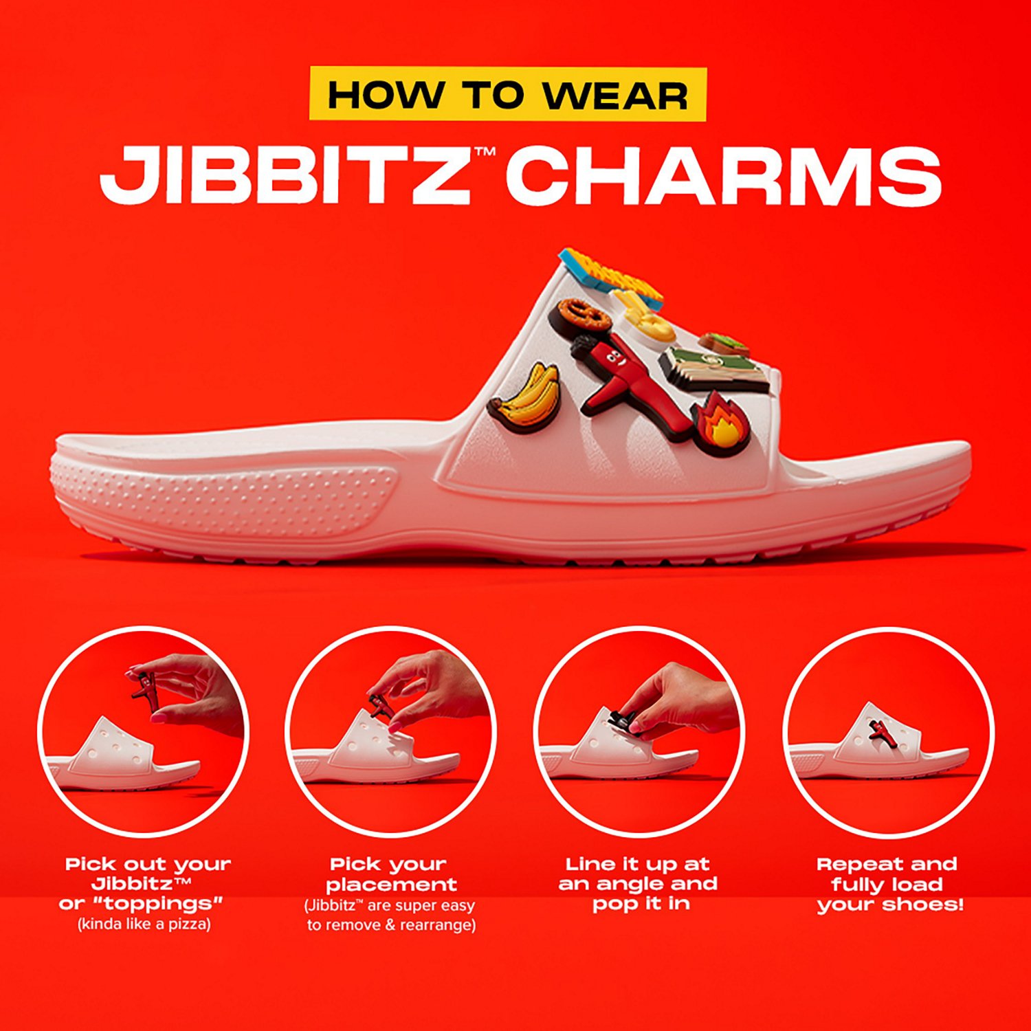 Crocs Jibbitz Food Please Charms 5-Pack