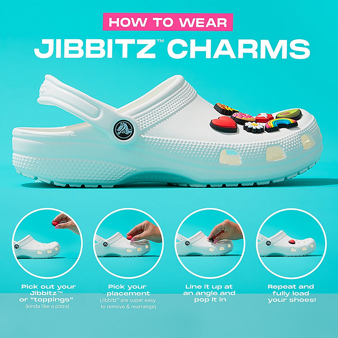 Crocs Jibbitz Retro Style Charms 5-Pack                                                                                          - view number 3