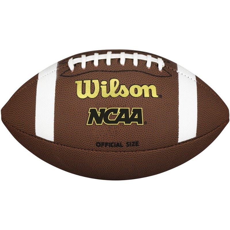 Wilson NCAA Composite Football Brown - Football Equipment at Academy Sports