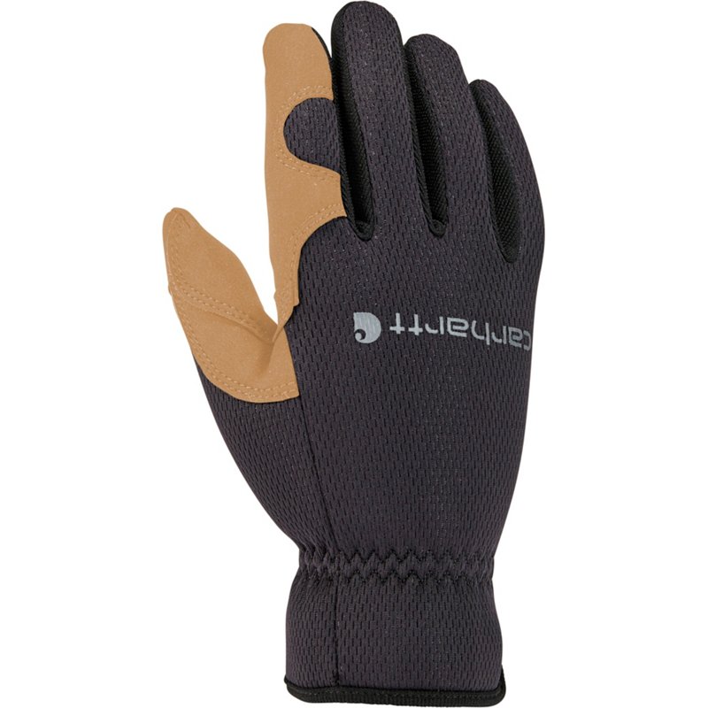 Carhartt High Dexterity Open Cuff Gloves Black, Medium - at Academy Sports