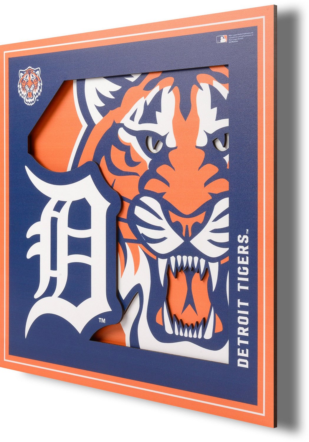 YouTheFan 0959700 MLB Detroit Tigers Retro Series Cutting Board