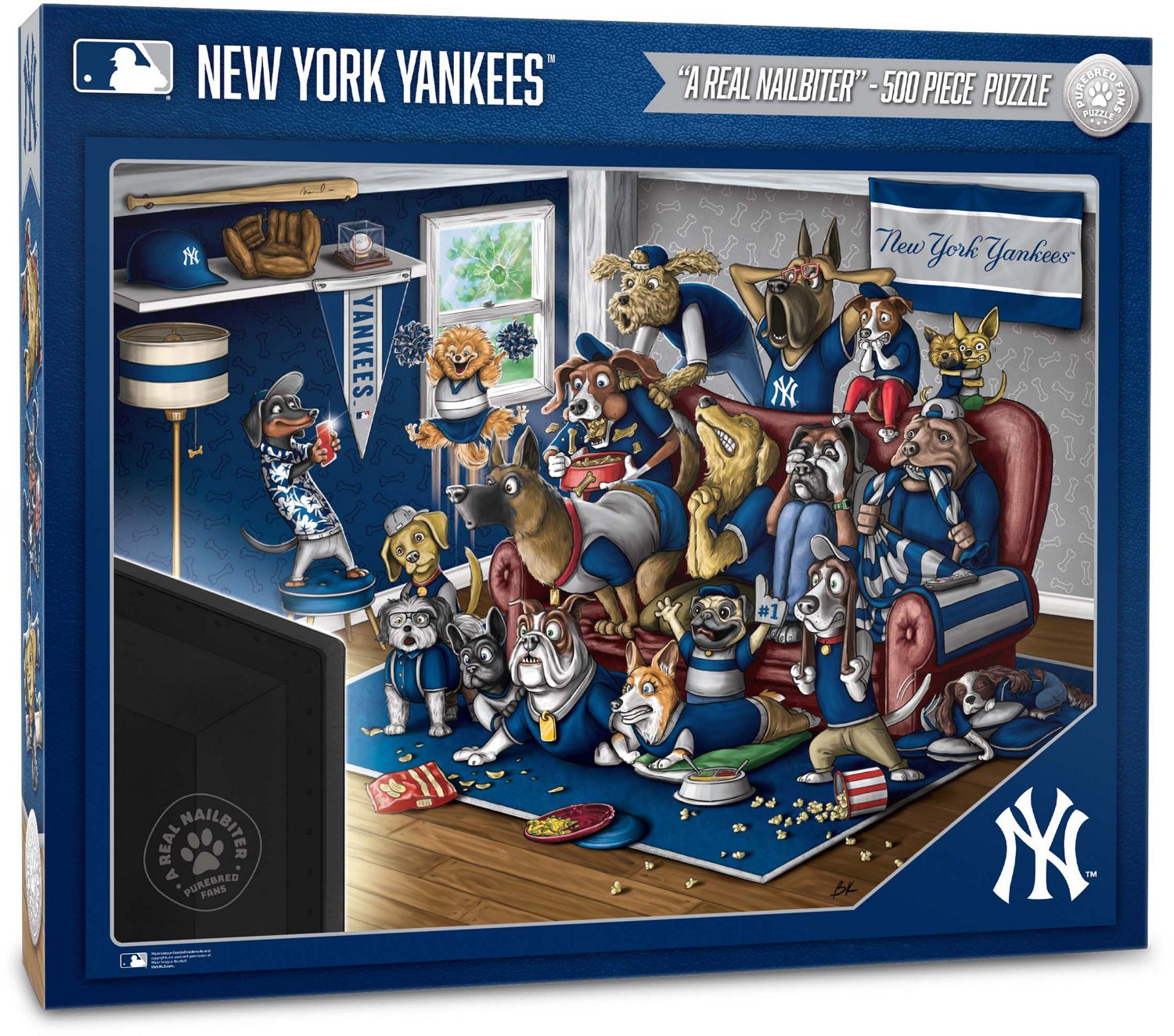 YouTheFan New York Yankees Purebred Fans 500 Piece Puzzle