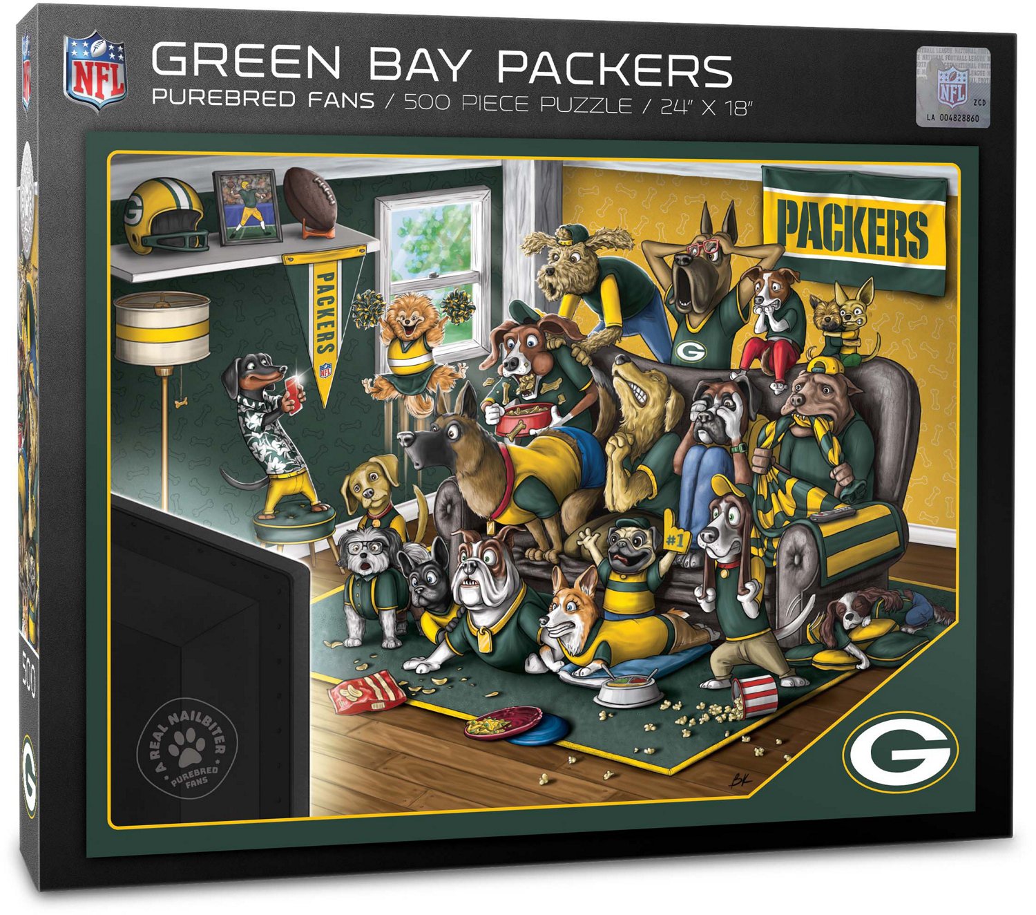 Fan Creations NFL Green Bay Packers Unisex Green Bay Packers Coordinate  Sign, Team Color, 6 x 12