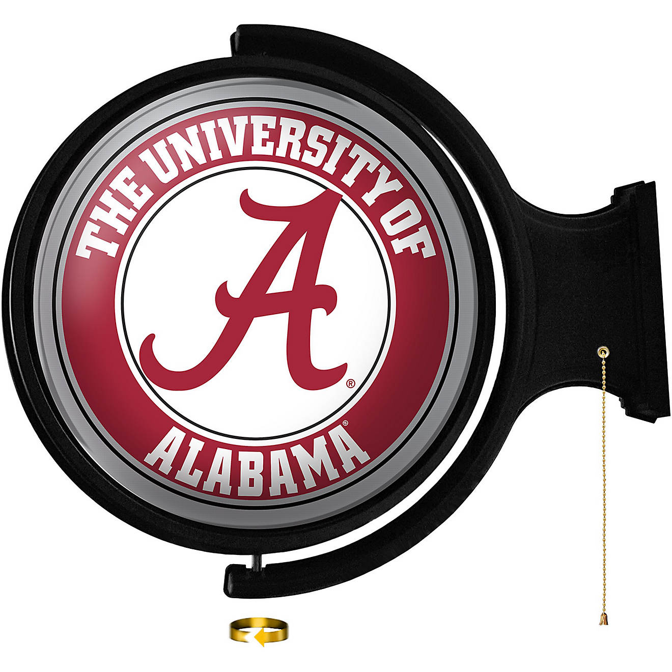 The Fan-Brand University of Alabama Round Rotating Lighted Sign                                                                  - view number 1