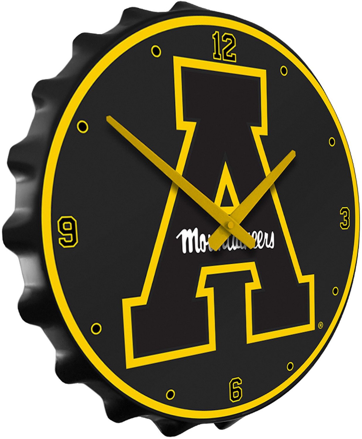 The Fan-Brand Appalachian State University Bottle Cap Clock  - view number 2