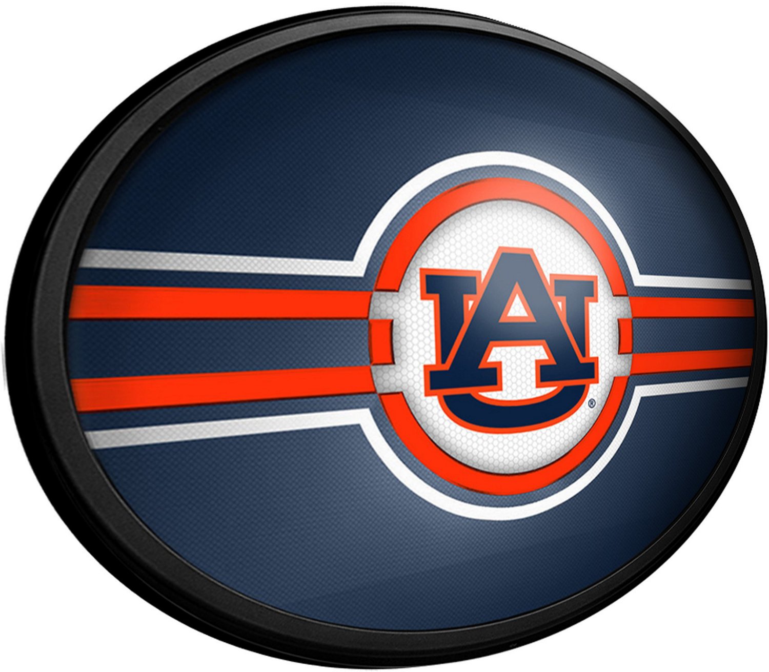 The Fan-Brand Auburn University Oval Slimline Lighted Sign - view number 2