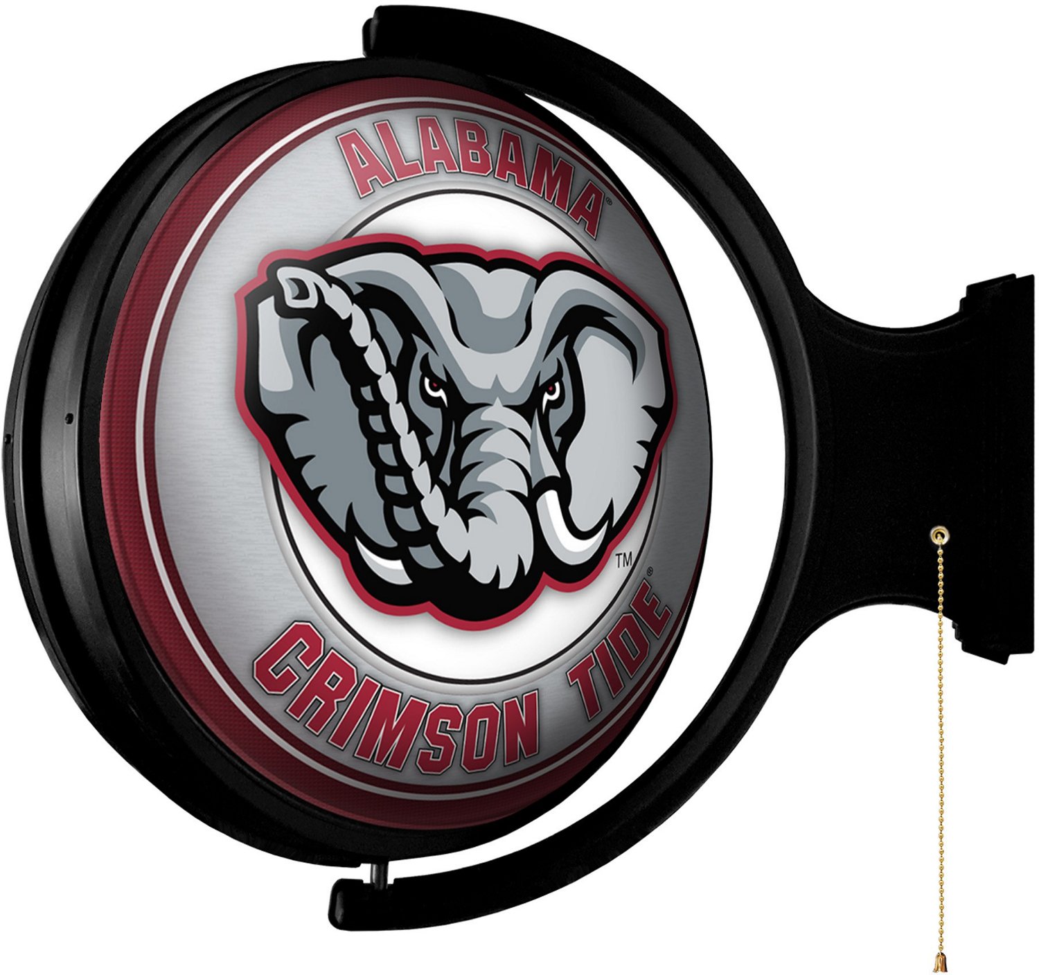 The Fan-Brand University of Alabama AL Logo Rotating Lighted Sign  - view number 2