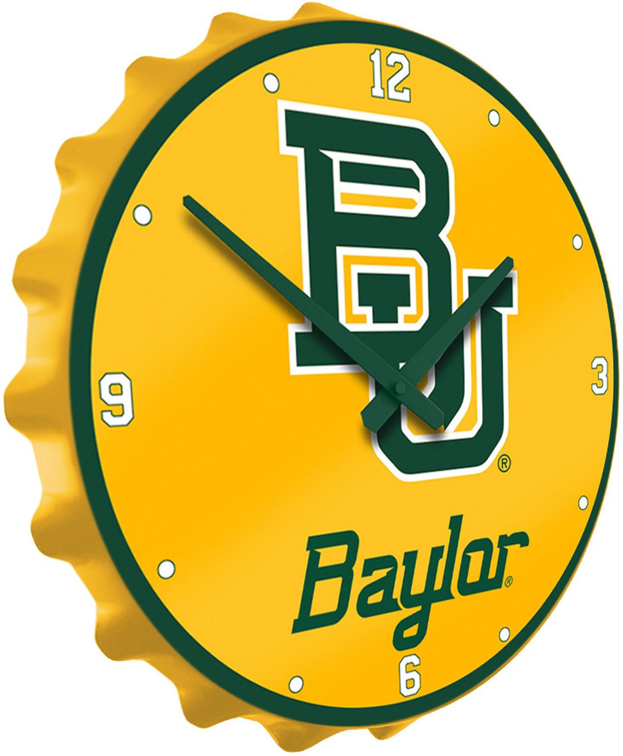 The Fan-Brand Baylor University Script Bottle Cap Clock  - view number 2