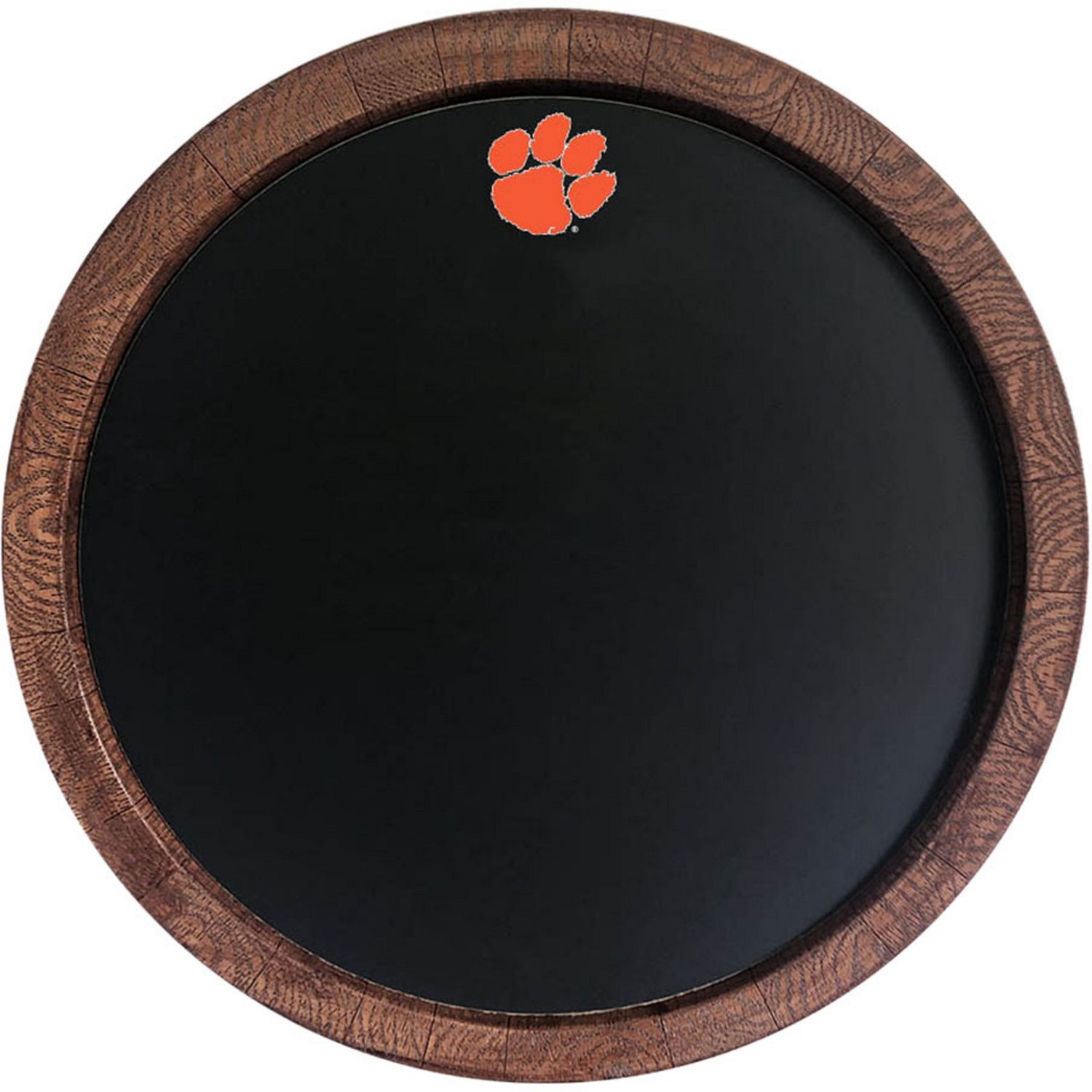 The Fan-Brand Clemson University Tiger Paw Barrel Top Chalkboard                                                                 - view number 1