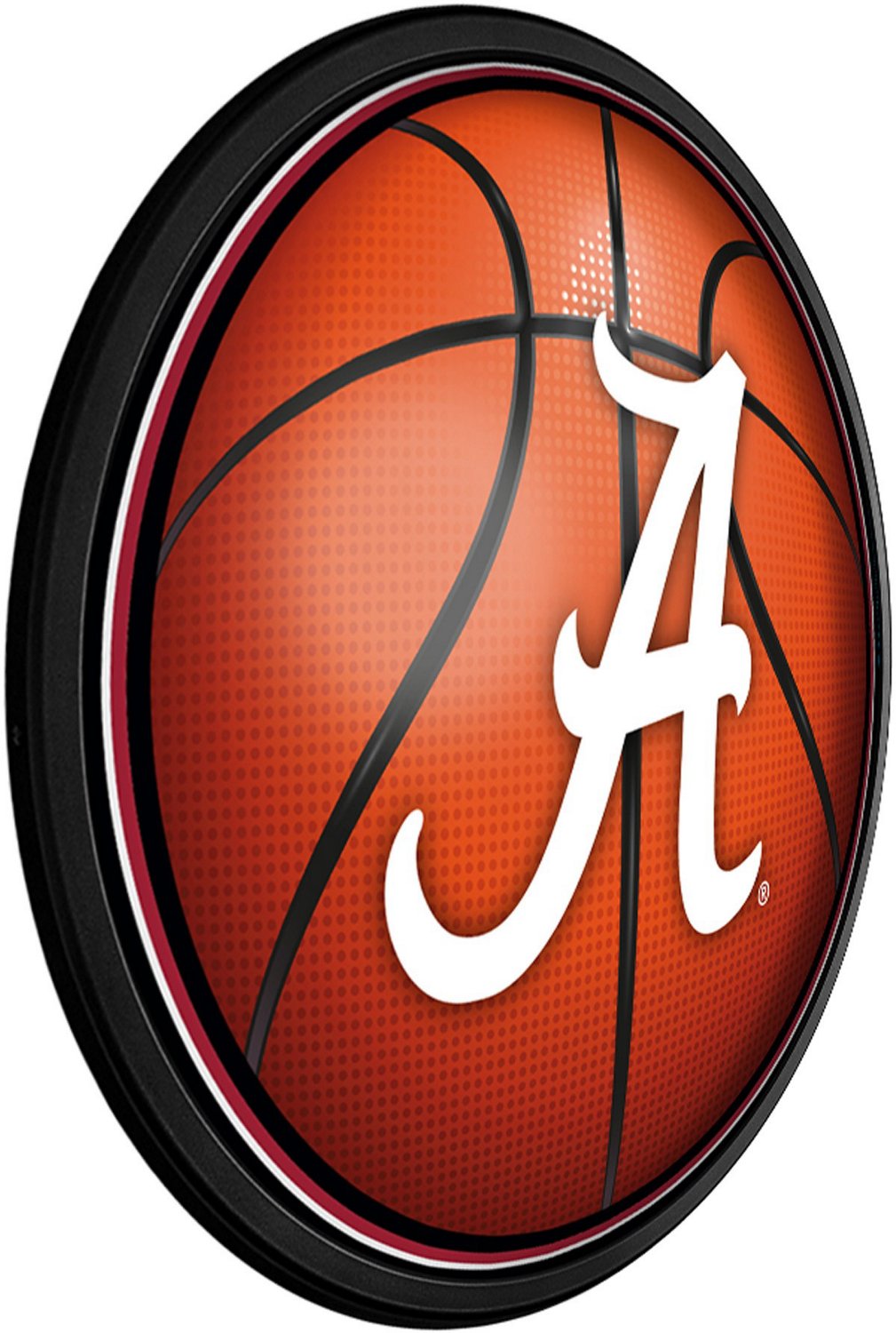 The Fan-Brand University of Alabama Basketball Round Slimline Lighted Sign - view number 2