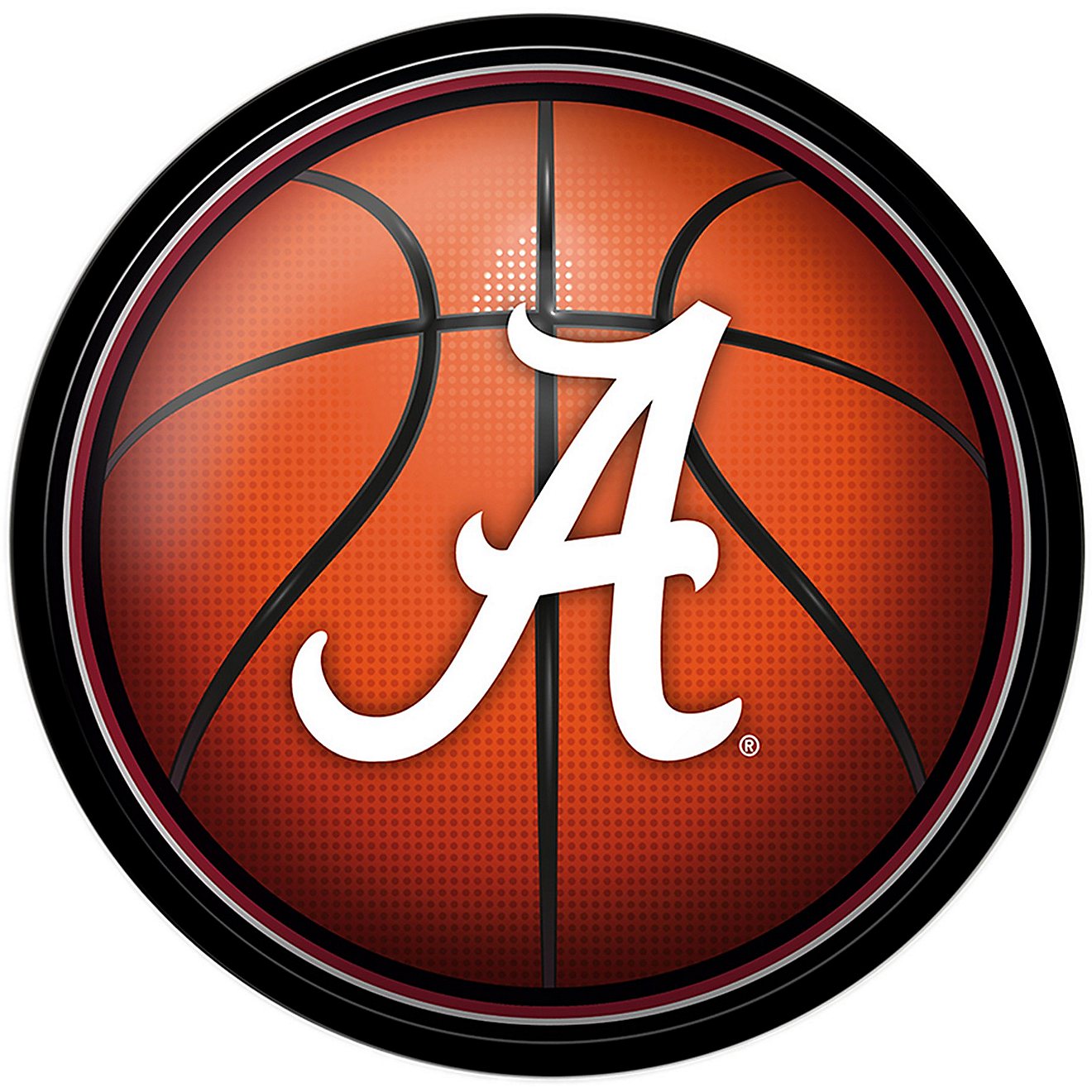 The Fan-Brand University of Alabama Basketball Modern Mirrored Disc Sign                                                         - view number 1