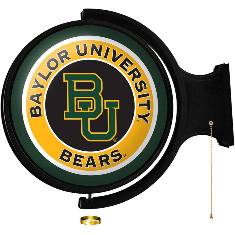 The FanBrand Baylor University Round Rotating Lighted Sign