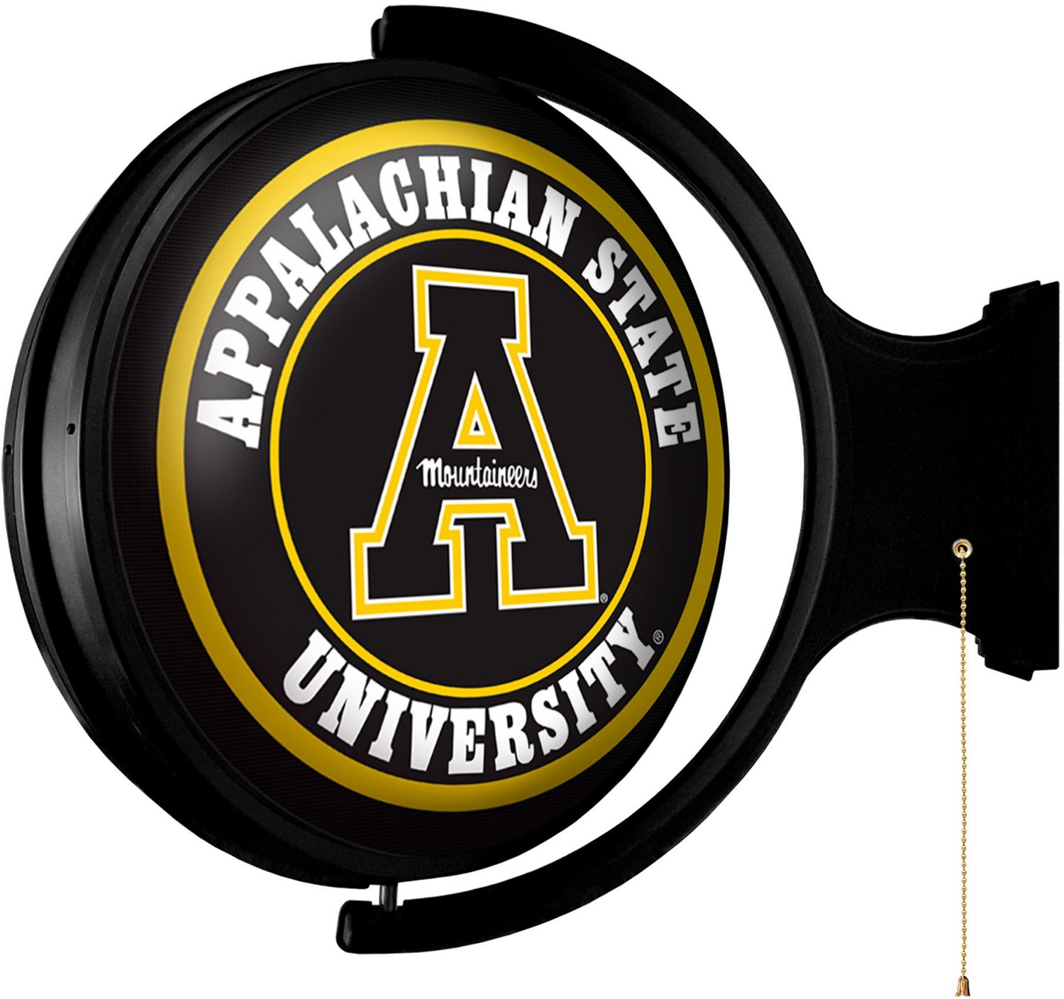 The Fan-Brand Appalachian State University Round Rotating Lighted Sign  - view number 2