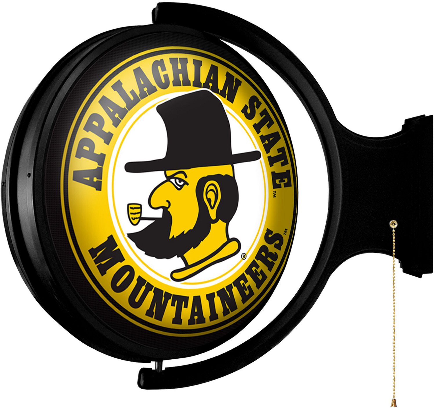 The Fan-Brand Appalachian State University Yosef Round Rotating Lighted Sign  - view number 2
