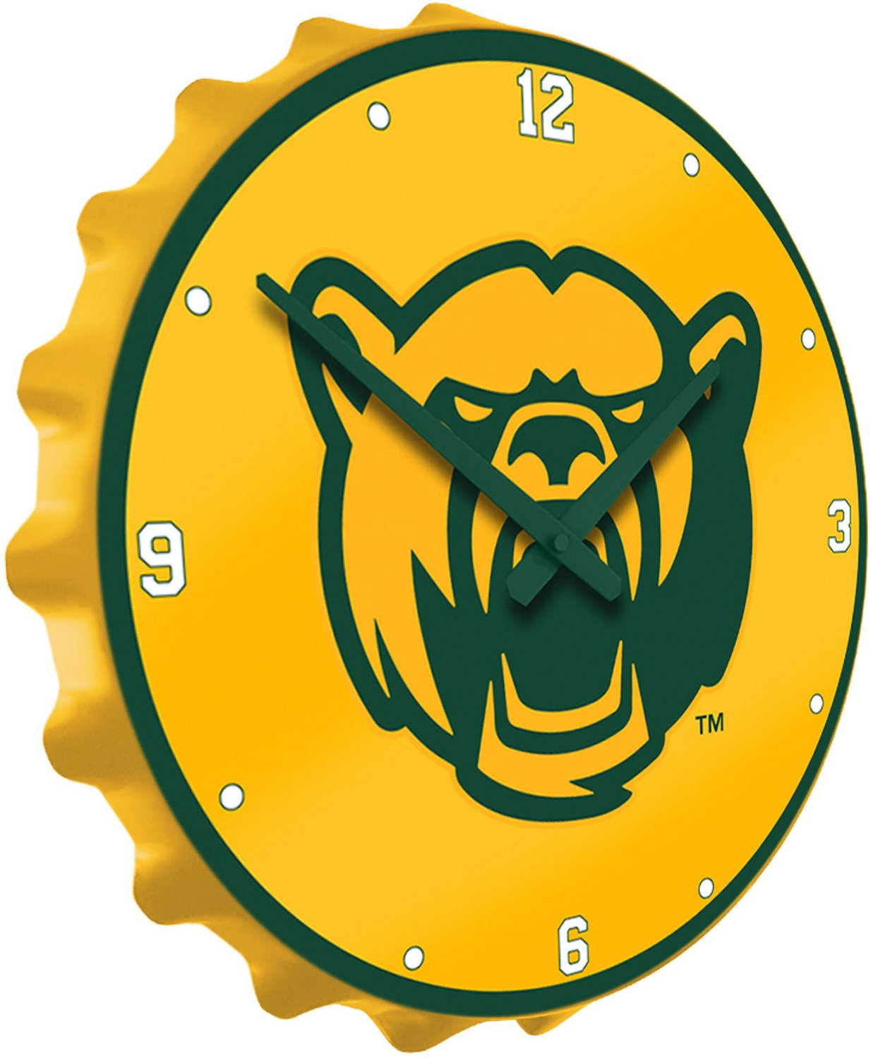 The Fan-Brand Baylor University Logo Bottle Cap Clock  - view number 2