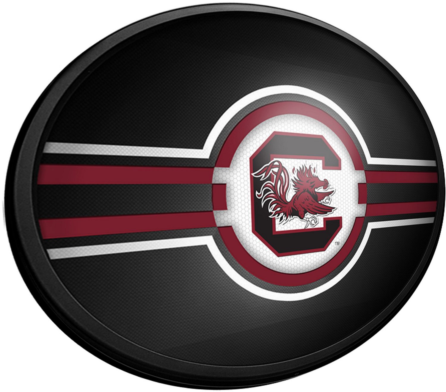 The Fan-Brand University of South Carolina Oval Slimline Lighted Wall Sign - view number 2