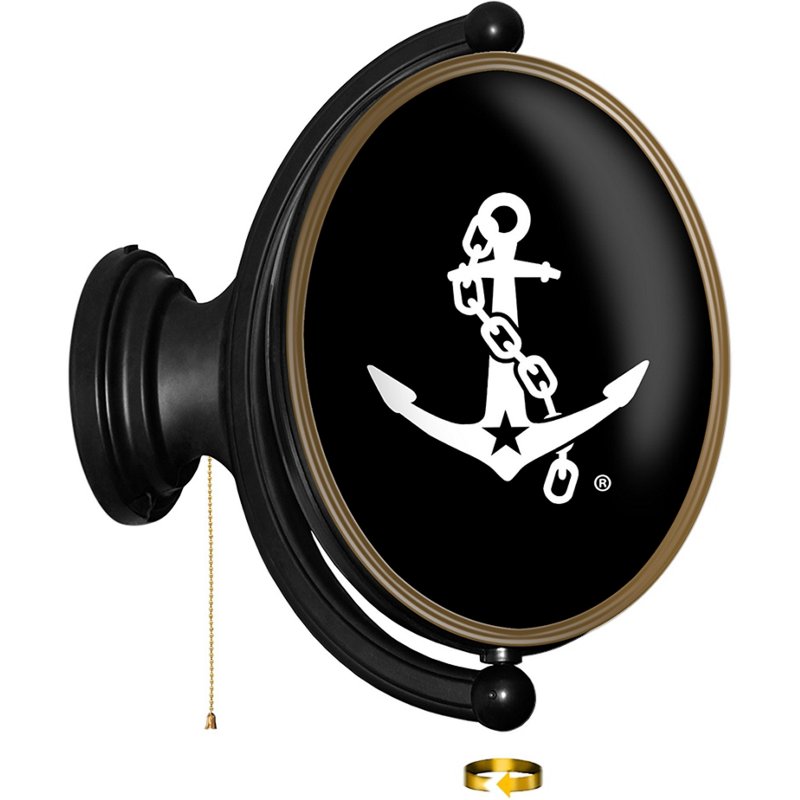 The FanBrand Vanderbilt University Anchor Oval Rotating Lighted Sign