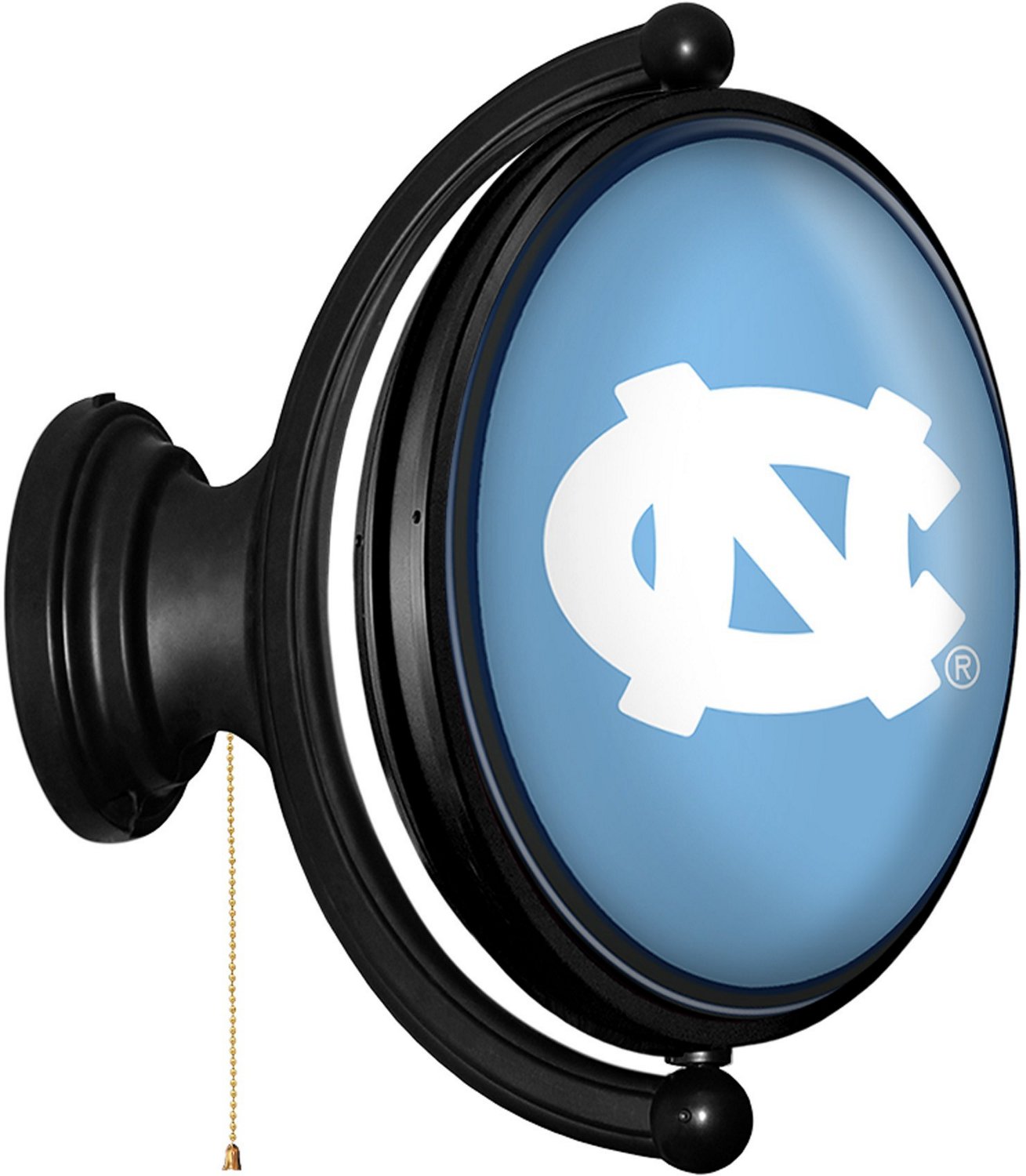 The Fan-Brand University of North Carolina Original Oval Rotating Lighted Sign  - view number 2