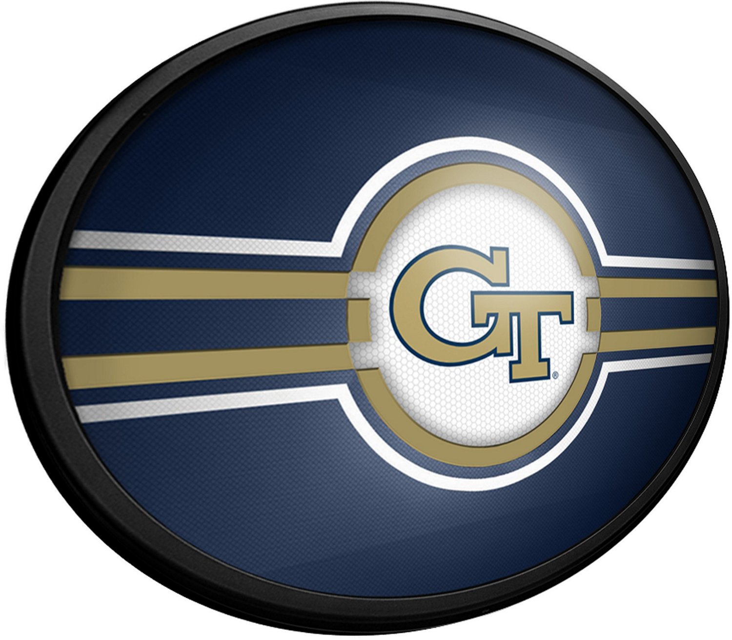 The Fan-Brand Georgia Tech University Oval Slimline Lighted Sign - view number 2
