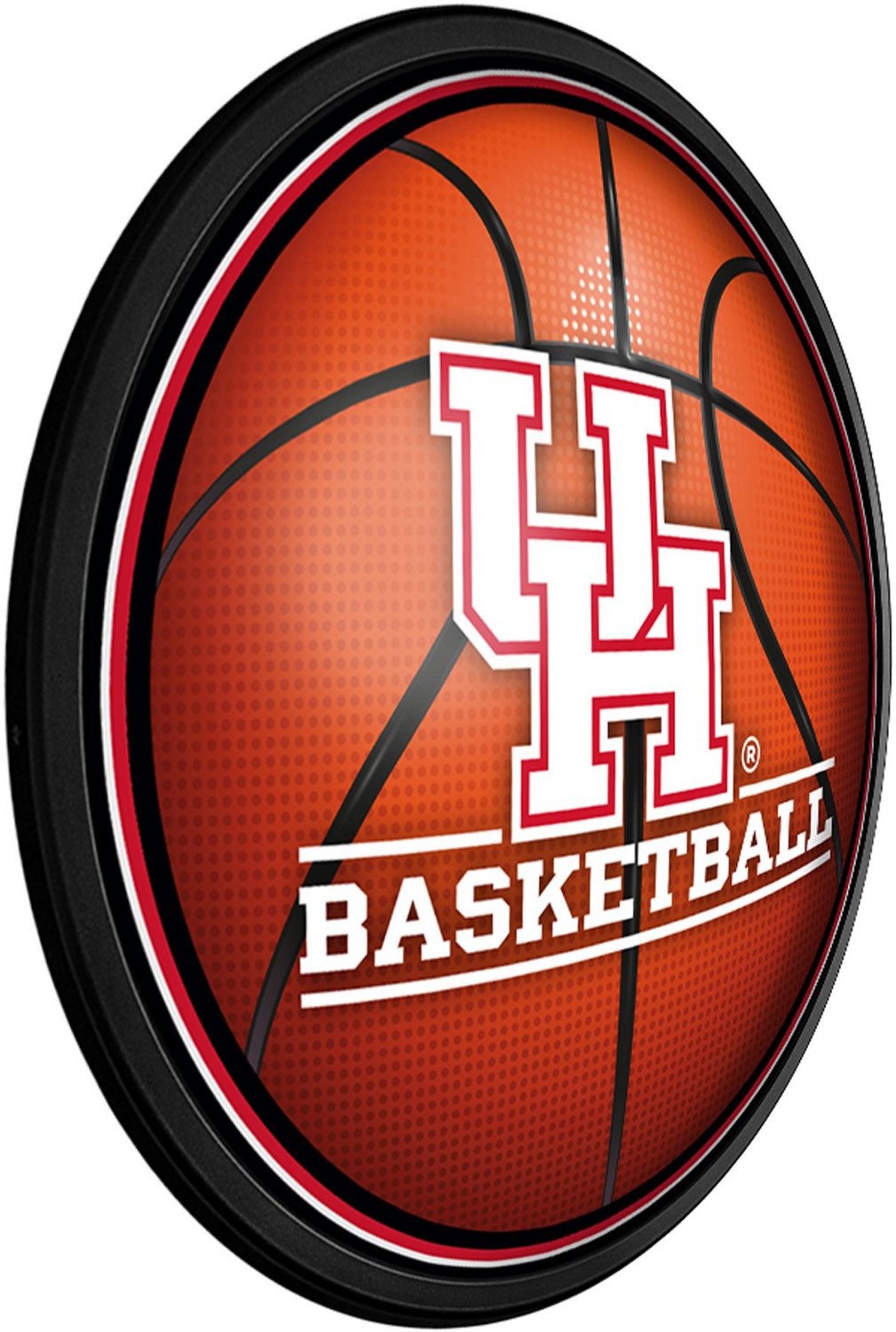 The Fan-Brand University of Houston Basketball Round Slimline Lighted Sign - view number 3