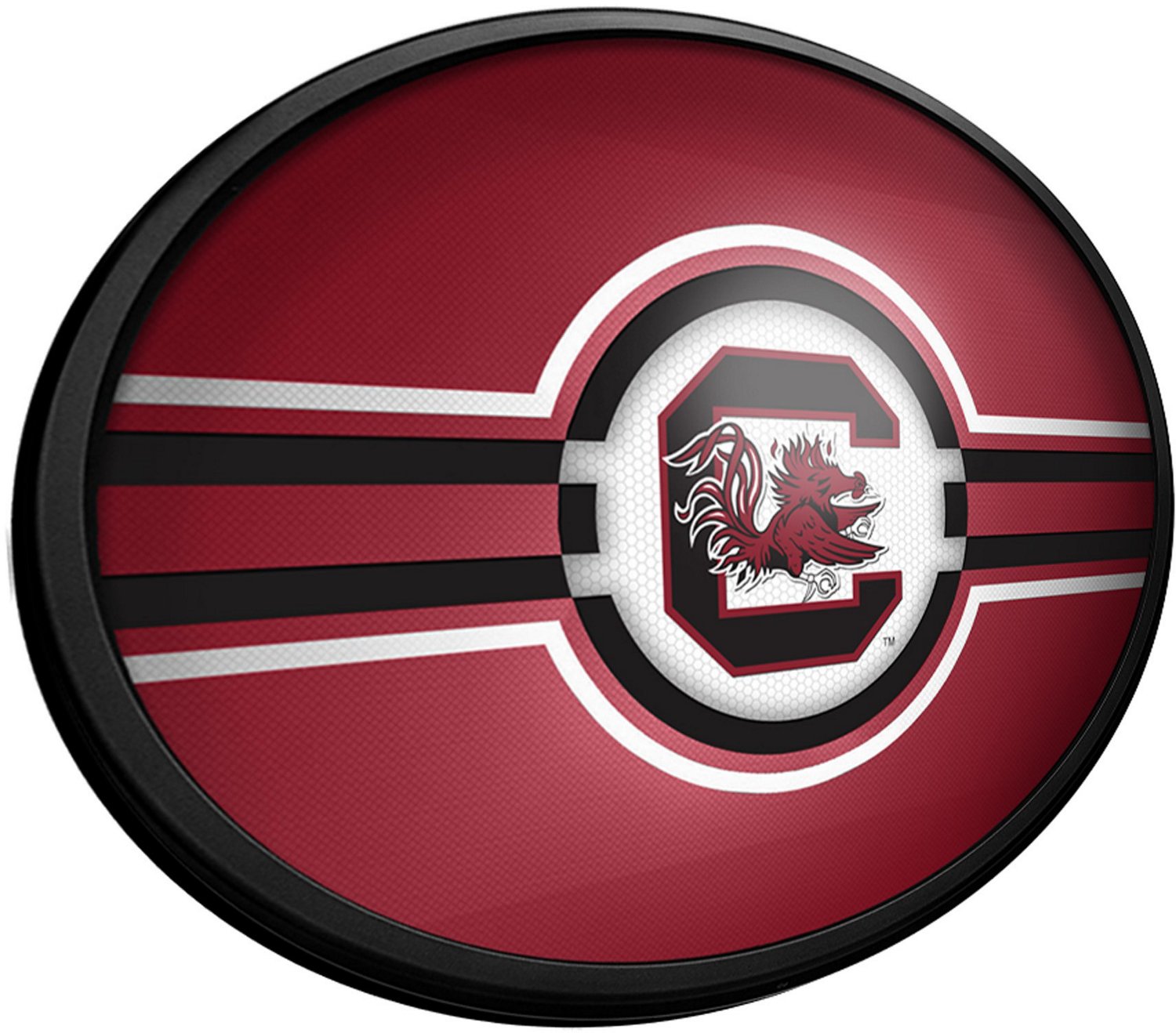 The Fan-Brand University of South Carolina Oval Slimline Lighted Wall Sign - view number 2