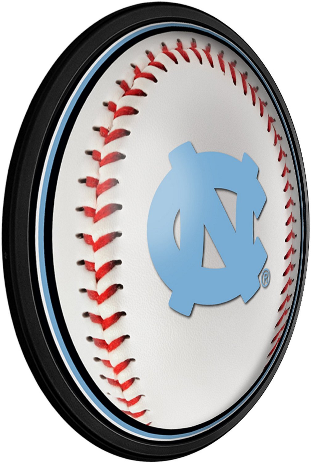 The Fan-Brand University of North Carolina Baseball Round Slimline Lighted Wall Sign - view number 2