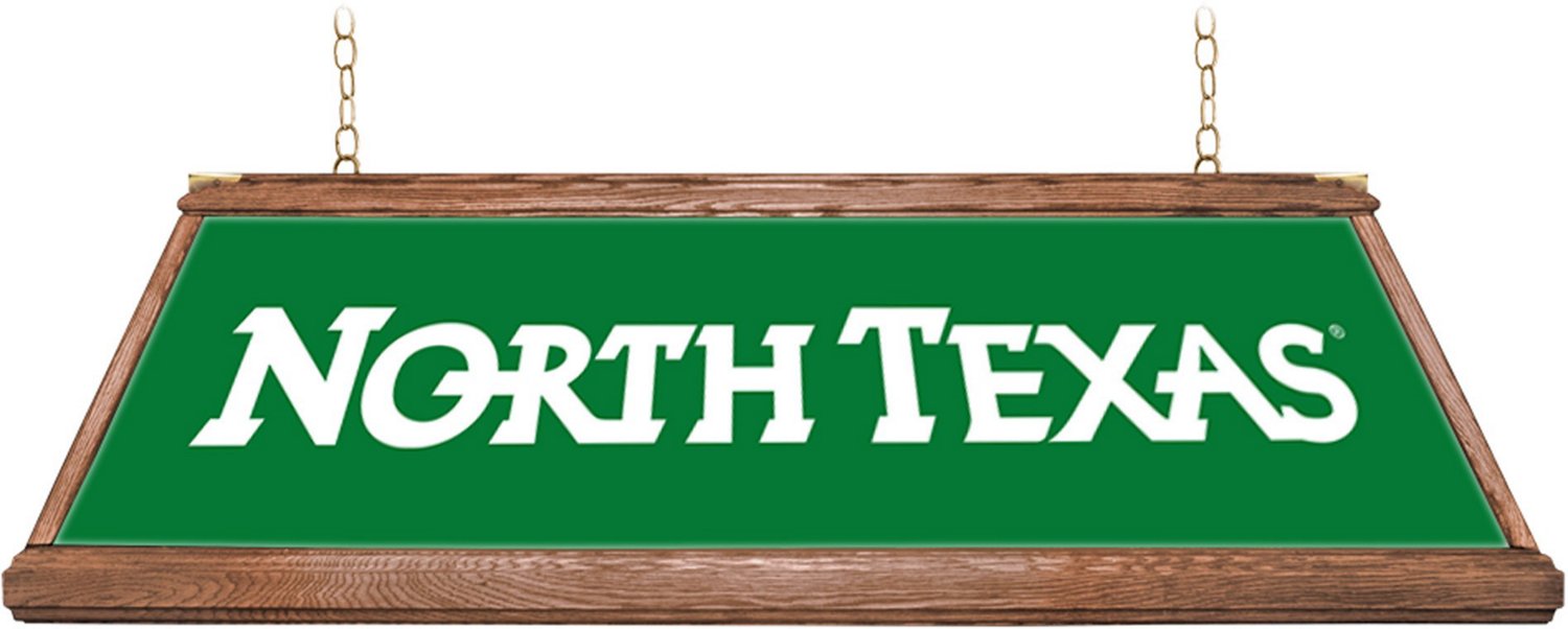 The Fan-Brand University of North Texas Premium Wood Pool Table Light - view number 2