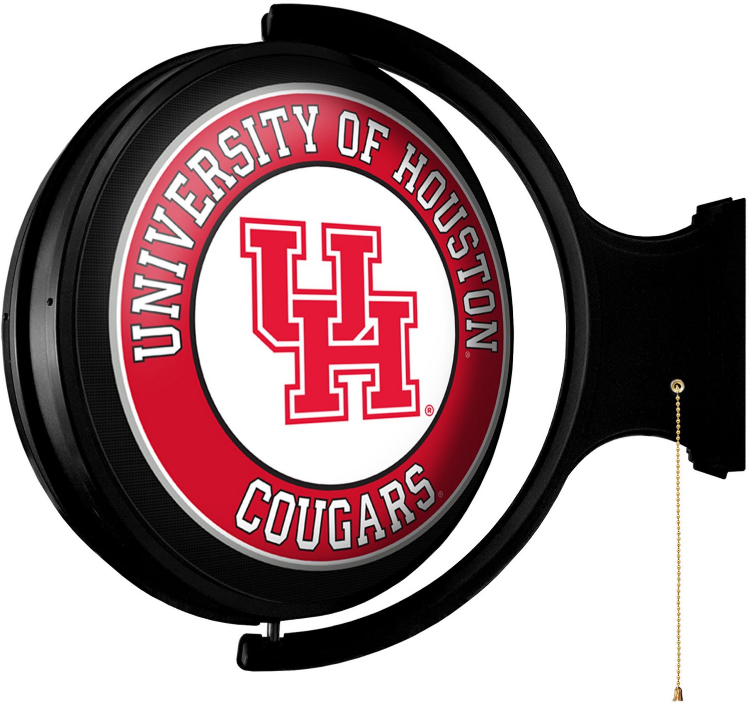 The Fan-Brand University of Houston Round Rotating Lighted Sign                                                                  - view number 2
