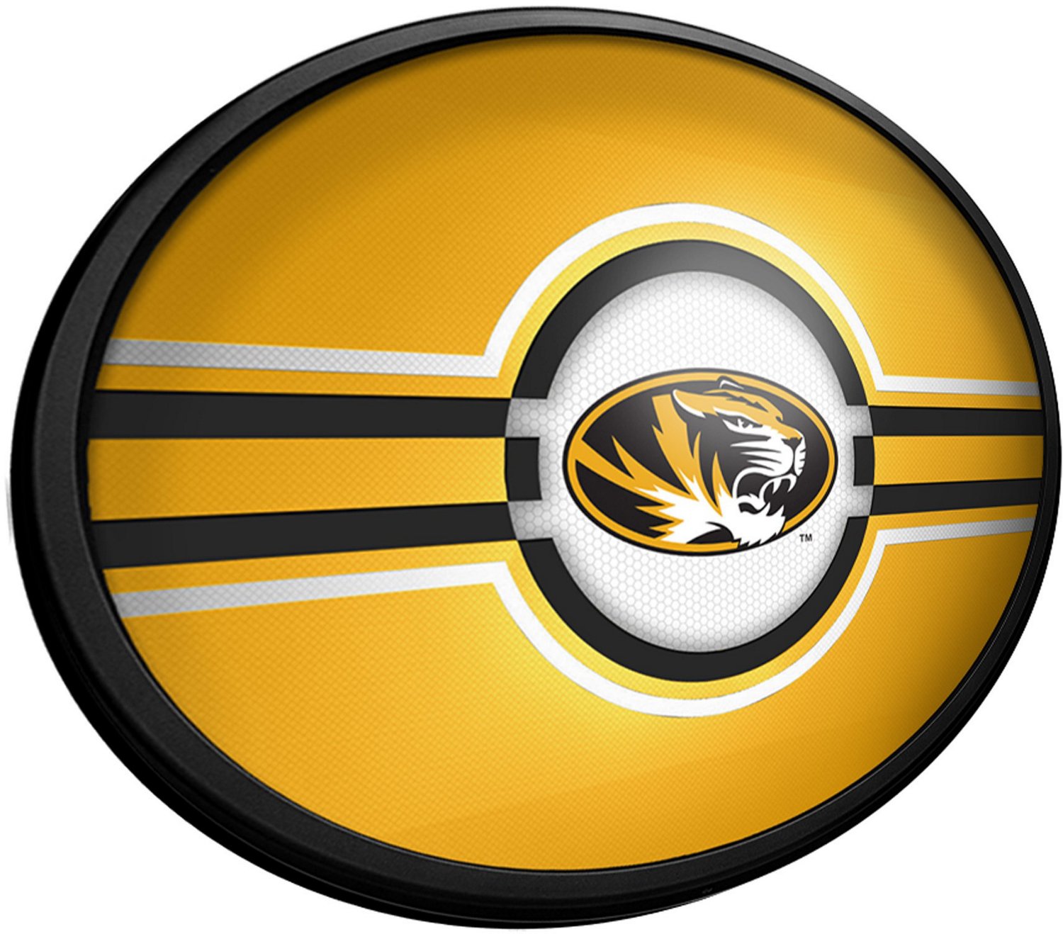 The Fan-Brand University of Missouri Gold Oval Slimline Lighted Wall ...