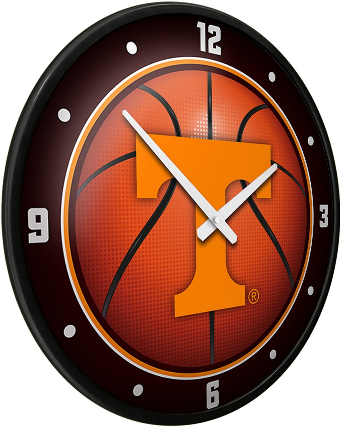 The Fan-Brand University of Tennessee: Basketball Modern Disc Clock  - view number 2