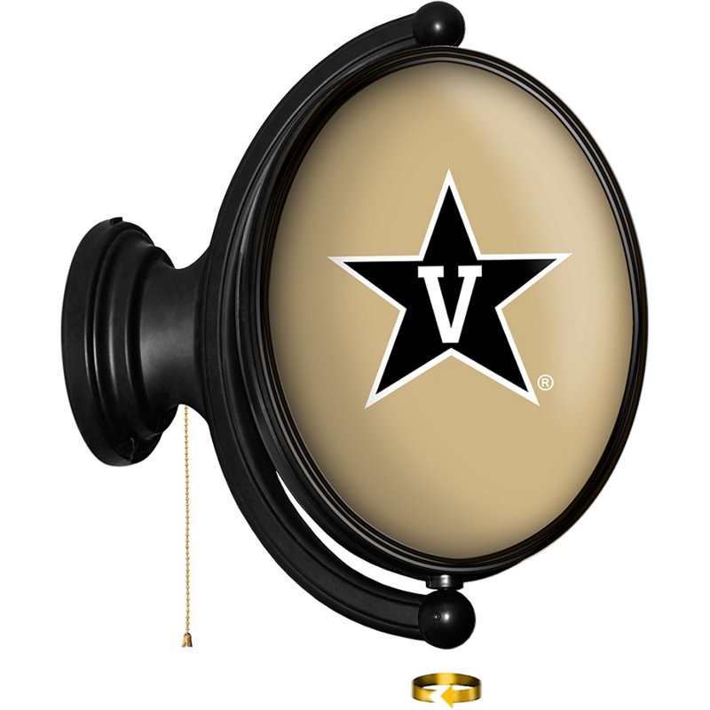 The FanBrand Vanderbilt University Oval Rotating Lighted Sign
